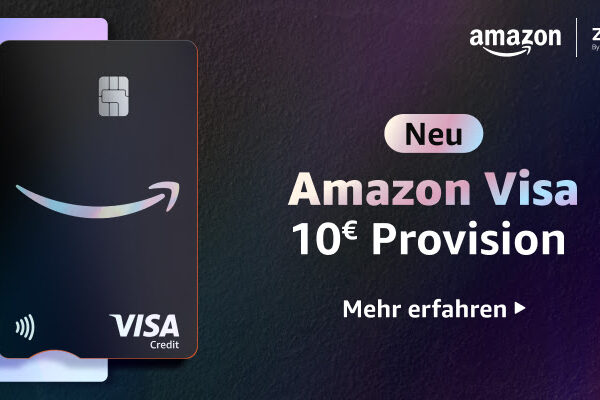 جديد: عمولة بقيمة 10 يورو مع Amazon Visa