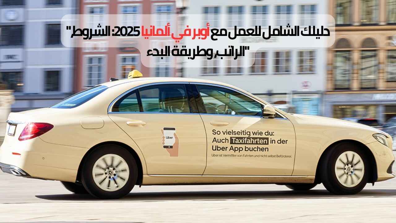 "دليلك الشامل للعمل مع أوبر في ألمانيا 2025: الشروط، الراتب، وطريقة البدء"